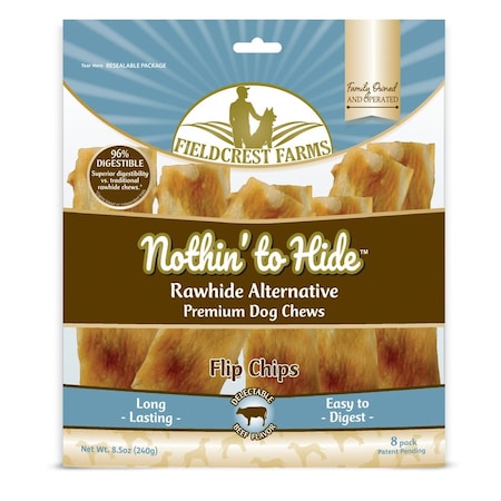 Nothin To Hide Fieldcrest Farms Nothin' to Hide Beef Grain Free Chews For Dogs 8 pk 156